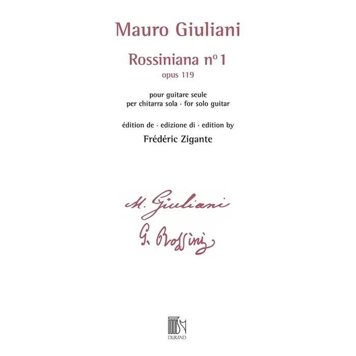 Giuliani, Mauro – Rossiniana n° 1 (opus 119)