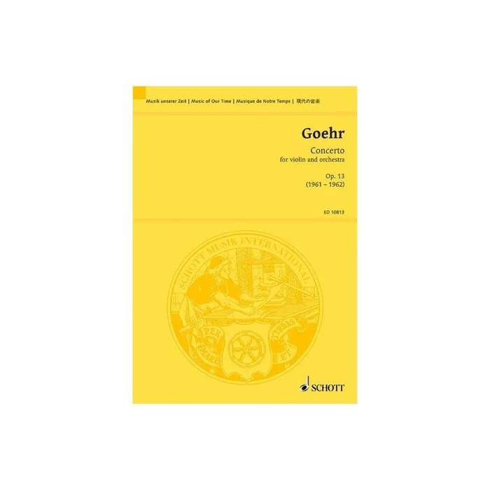 Goehr, Alexander – Concerto op. 13