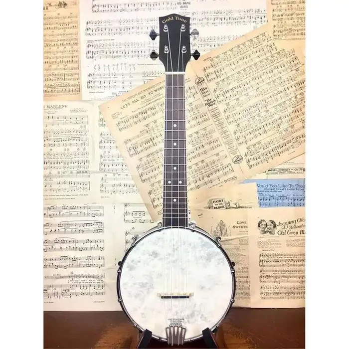 Gold Tone Open back Electro Banjolele + Gigbag