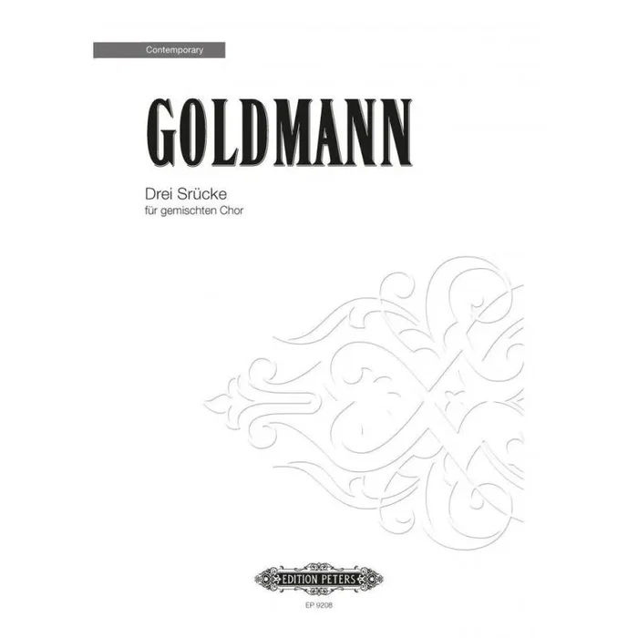 Goldmann, Friedrich – Three Pieces for Mixed Chorus