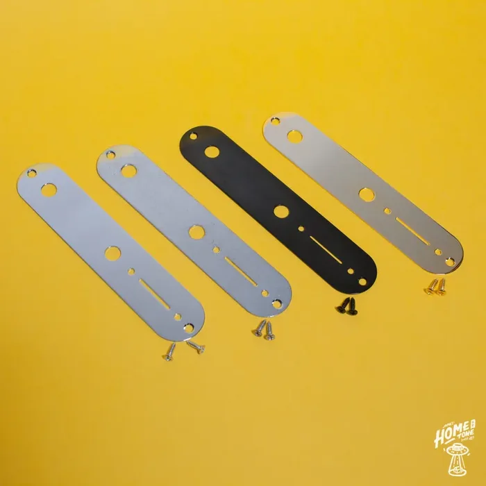 Gotoh Telecaster Control Plate – USA Specs – Chrome, Gold, Black & Aged