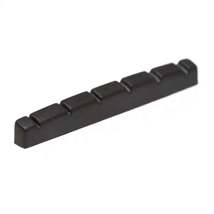 Graph Tech Black TUSQ XL Strat Style Top Nut with Flat Bottom PT-5042-00