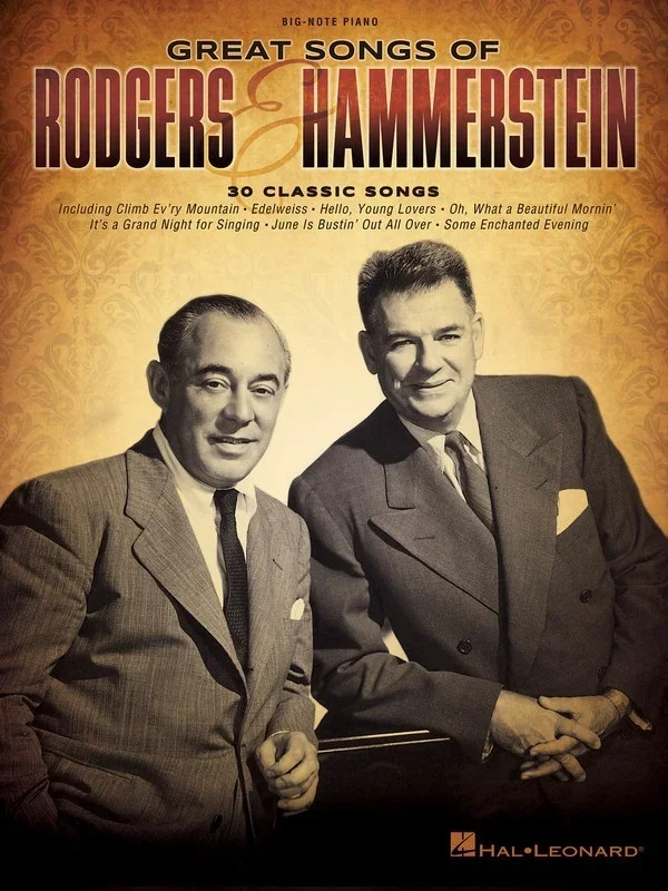 Great Songs Of Rodgers and Hammerstein Big Note (Softcover Book)