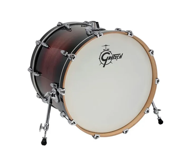 Gretsch Renown Maple 22 ” x 18 ” Bass Drum in Cherry Burst