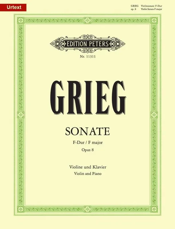 Grieg – Sonata F Major Opus 8 (Violin and Piano)