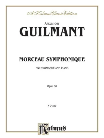 Guilmant : Morceau Symphonique Op.88: Trombone & Piano (Kalmus)
