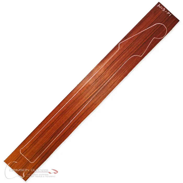 Guitar Neck Blank (Angled Headstock) – Padauk