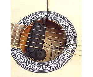 Guitar Pickup-Soundhole Acoustic w/Vol&Tone