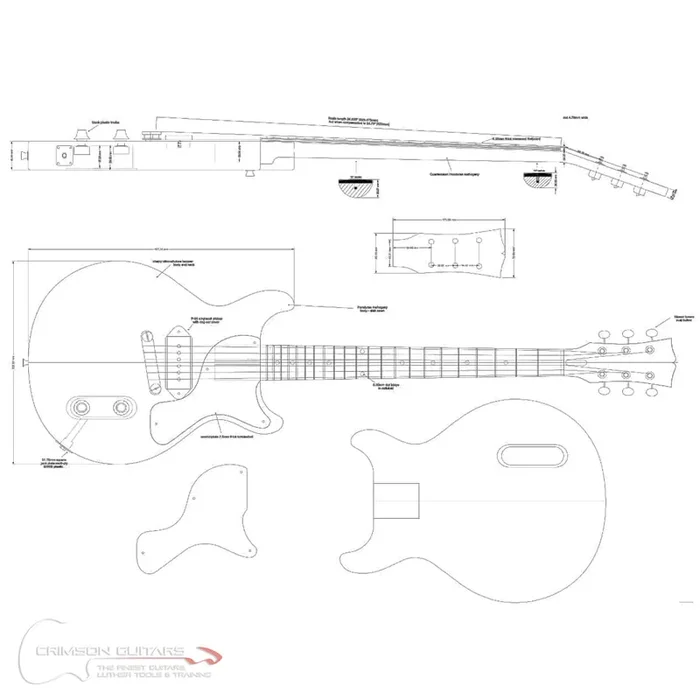 Guitar Plans – 59 LP-Type Junior Double Cut