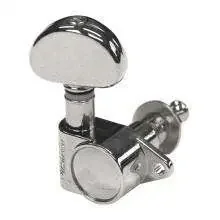Guitar Tech – Wilkinson Guitar Machine Heads ~ Kidney Button ~ Chrome