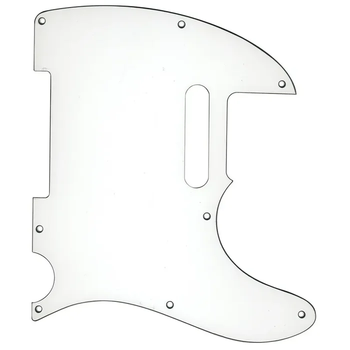 Guitar Tech Scratchplate ~ T-style ~ White