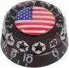 Guitar Tech Speed Knob. Black Stars/Stripes GT653