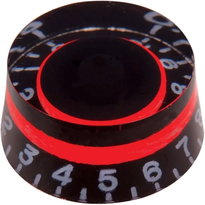 Guitar Tech Speed Knobs GT650 Black/flourescent red. Pkt of 2.