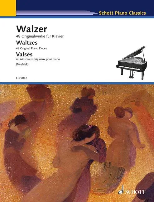 Haessler, Johann Wilhelm : Haessler, Johann Wilhelm : Waltz C minor, – piano – Schott Digital