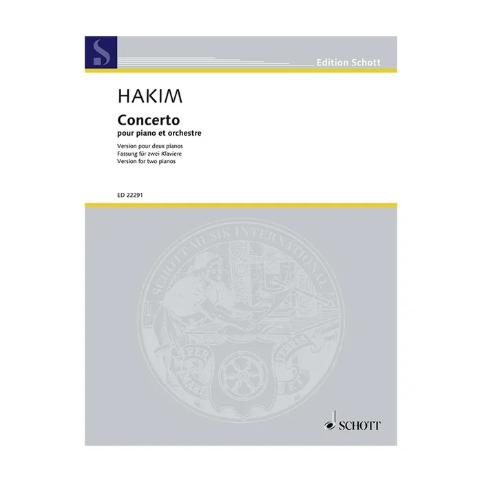 Hakim, Naji – Concerto for piano and orchestra
