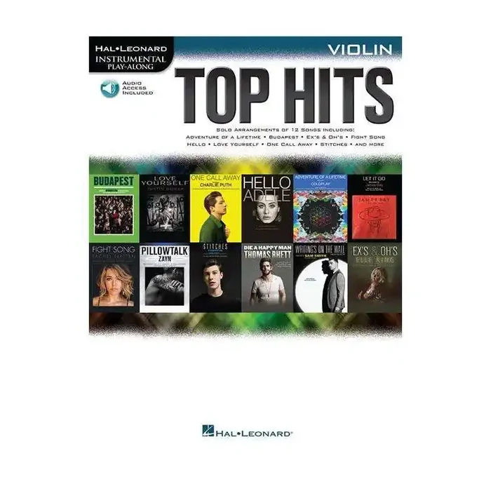 Hal Leonards Top Hits – Violin (incl. Online Audio)