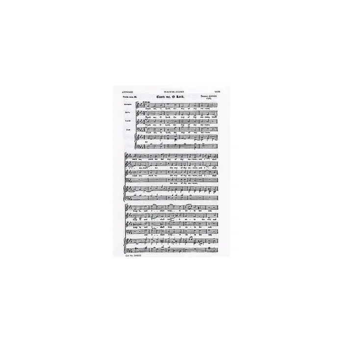 Händel & Attwood – Teach Me O Lord / O God In Thy Heavenly Hand