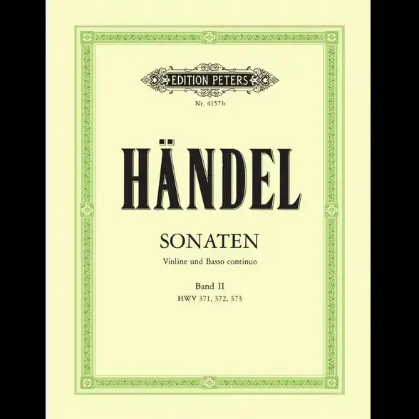 Handel – Sonatas for Violin and Basso Continuo Vol. 2