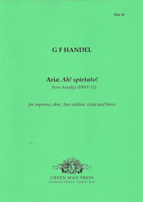 Handel Ah! spietato! Recit. and Aria from Amadigi