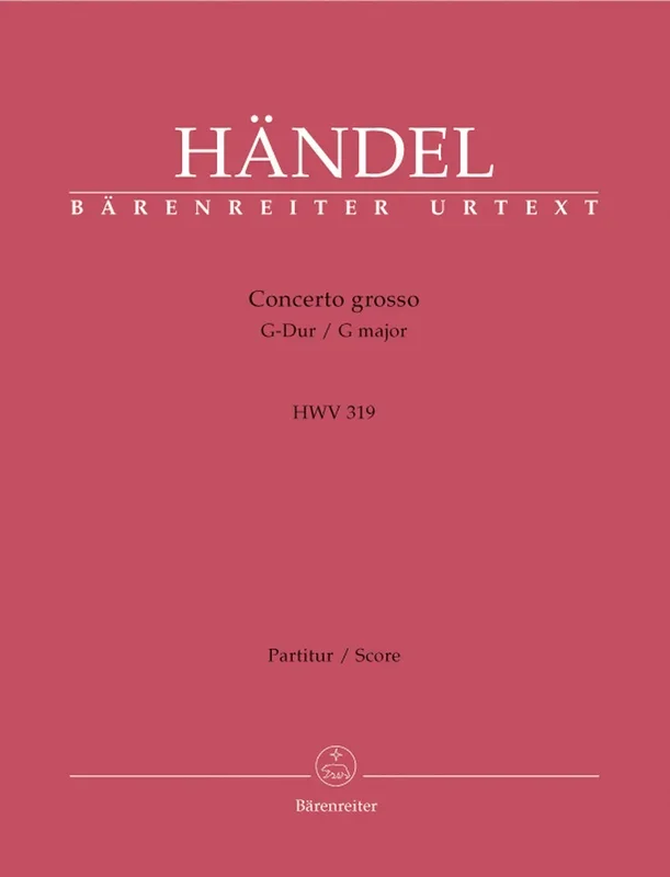 Handel: Concerto Grosso in G Op 6, 1 – Full Score