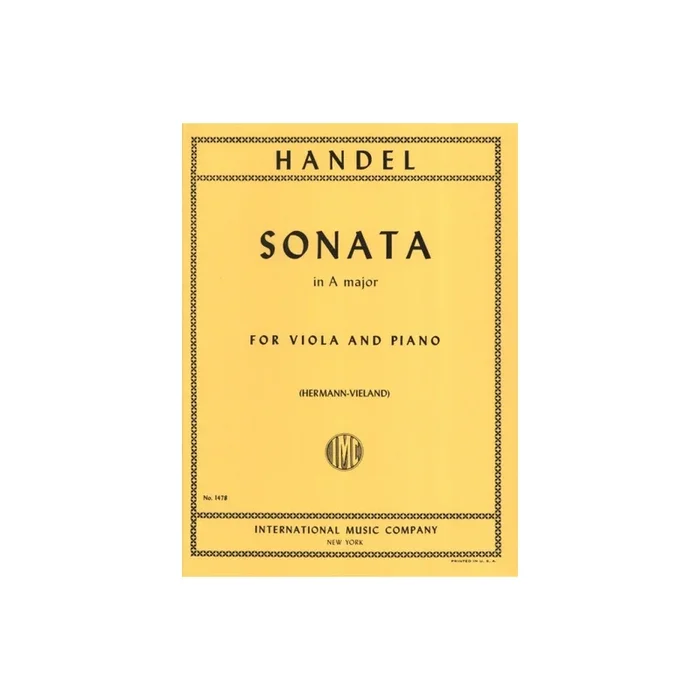 Handel, George Frideric – Sonata A major