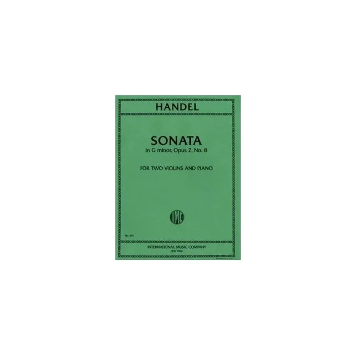 Handel, George Frideric – Sonata in G minor op.2/8