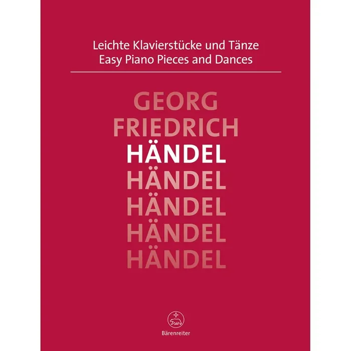 Handel, George Frideric Easy Piano Pieces and Dances.