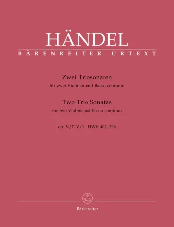 Handel : Handel: 2 Trio Sonatas: Trio: 2 Violins and Basso Continuo