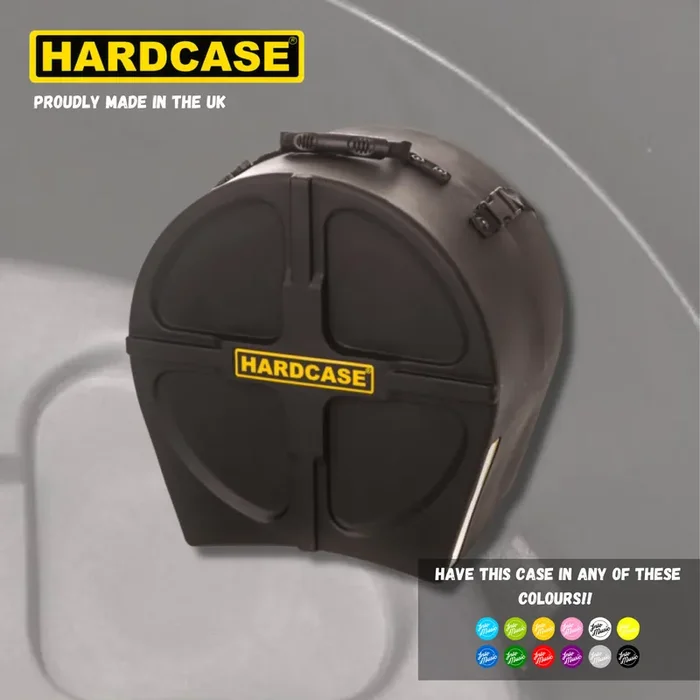 HARDCASE 14″ Rack Tom Drum Case With Pads