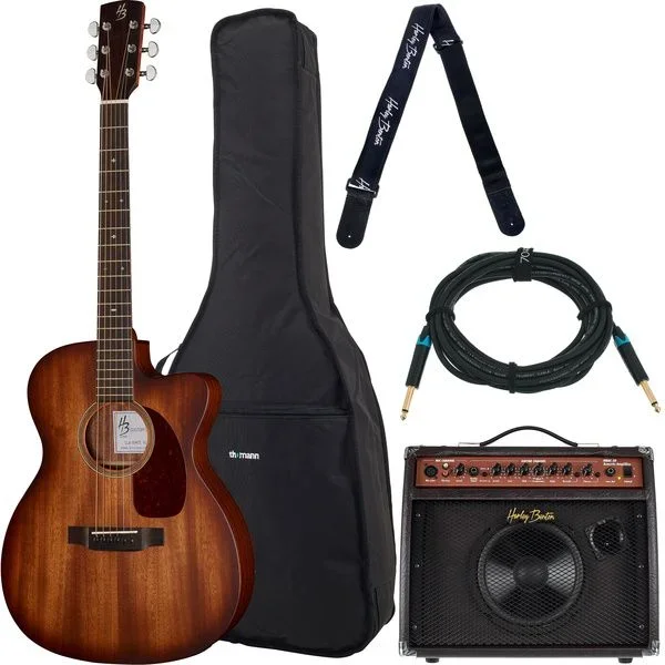 Harley Benton Custom Line CLA-15MCE V Bundle