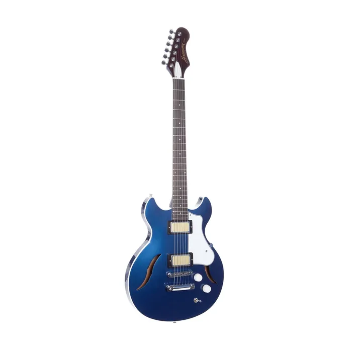 Harmony Standard Series Comet Electric Guitar w/Case, RW FB, Midnight Blue