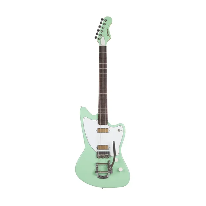 Harmony Standard Series Factory Special Silhouette w/ Bigsby Electric Guitar w/Case, Surf Green