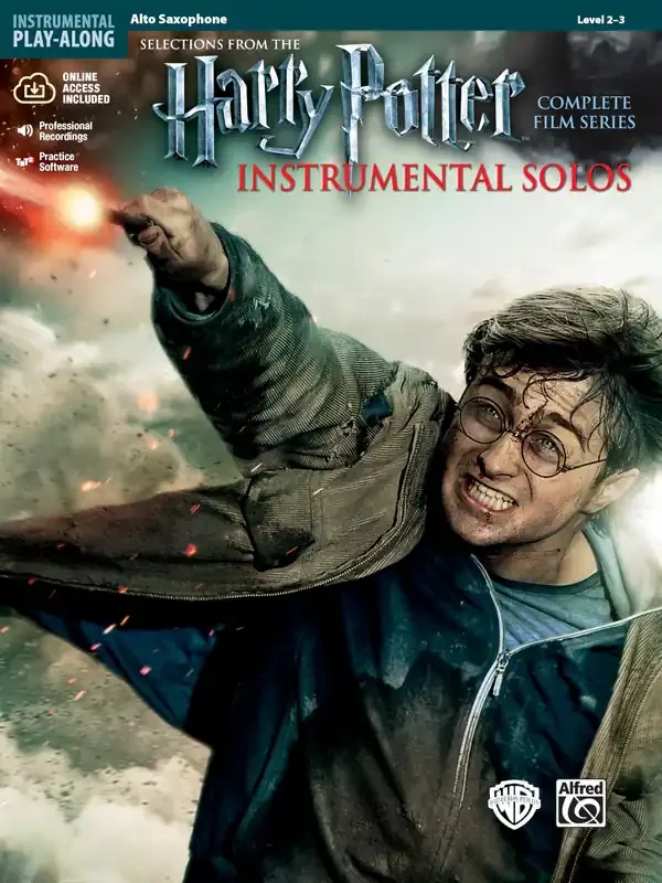 Harry Potter Instrumental Solos For Alto Saxophone Play-Along – Complete Film Series – With Audio Access