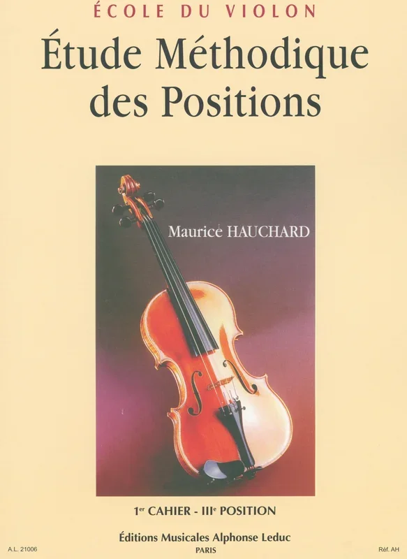 Hauchard: Methodical Study of Positions for Violin – Volume 1 (3rd Position)