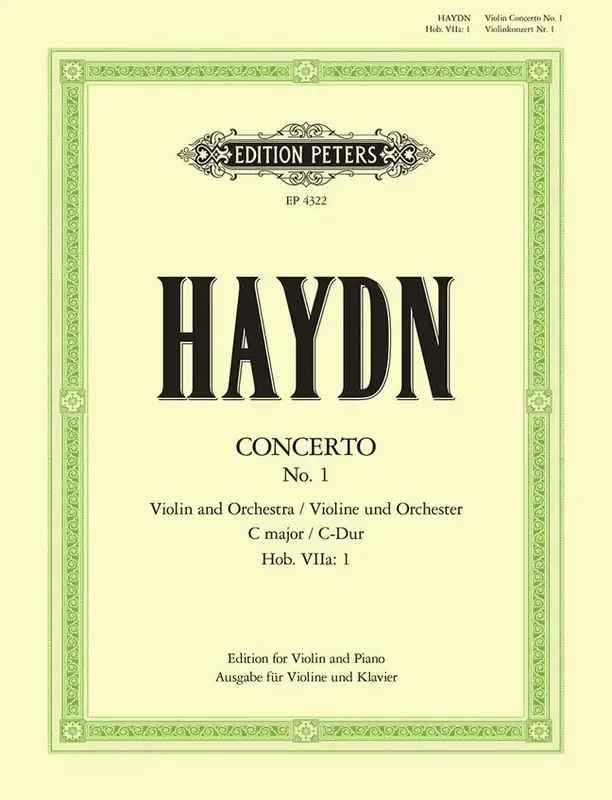 Haydn – Concerto No.1 In C Major (Violin and Piano)
