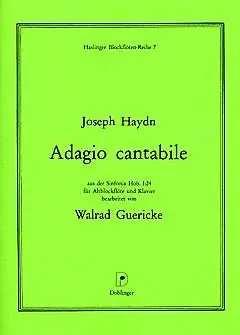 Haydn Adagio Cantabile for Treble Recorder and Piano