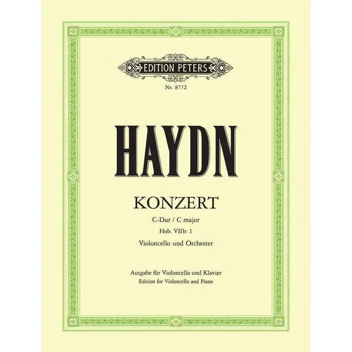 Haydn Concerto in C Major (for Cello and Orchestra) (incl. CD)