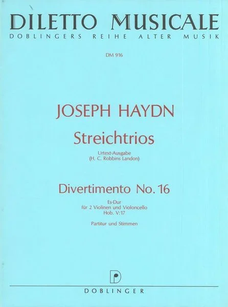 Haydn: Divertimento in E-flat Major, Hob. V:17