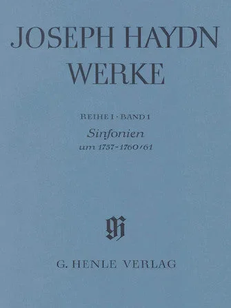 Haydn: Symphonies from ca. 1757-1760/61