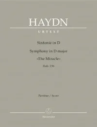Haydn : Symphony No. 96 in D (The Miracle) (Hob I:96) (Urtext). : Wind set: (Barenreiter)
