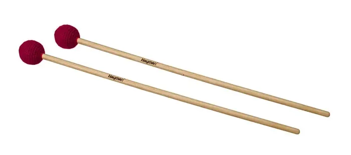 Hayman (MM-12) Hard Headed Percussion Beaters / Mallets – Red