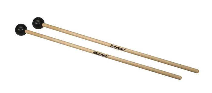 Hayman (XM-1) Soft Rubber Headed Percussion Beaters / Mallets – Black