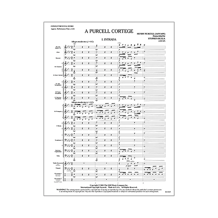 Henry Purcell – Purcell Cortege, A