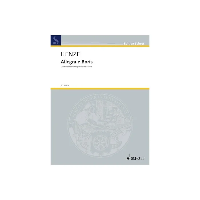 Henze, Hans Werner – Allegra e Boris