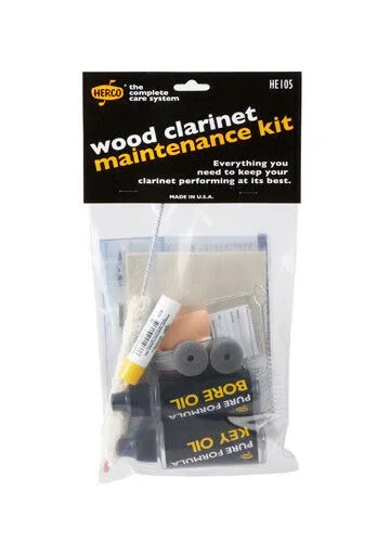 HERCO – Wood Clarinet Maintenance Kit HE105 Bore & Key oil, Thumb Rest