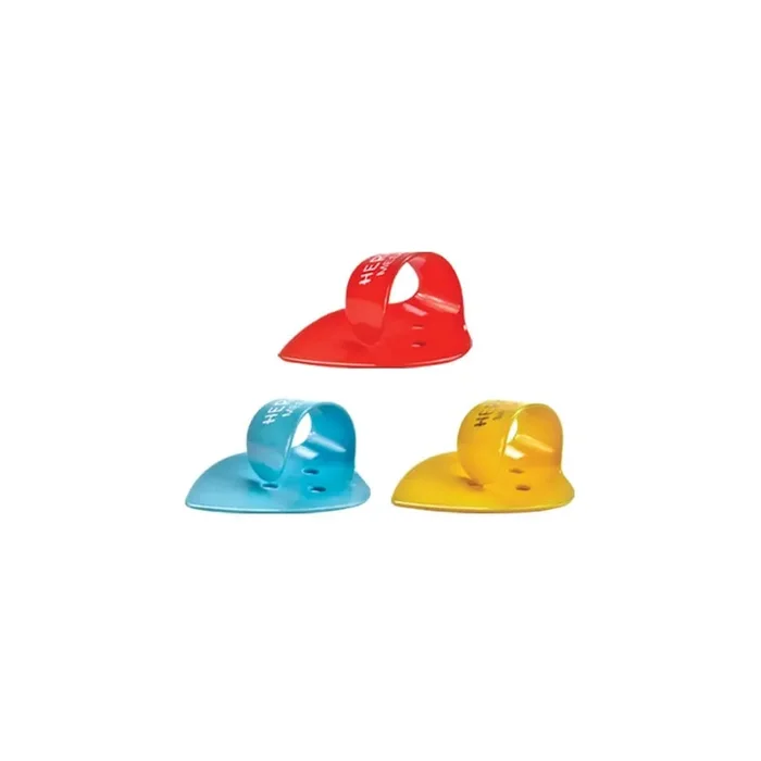 Herco Flat Thumb Pick, Light (3-Pack)