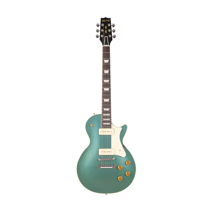 Heritage Custom Shop Core Collection H-150 P90 Electric Guitar with Case, Pelham Blue