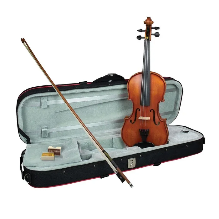 Hidersine Vivente 15″ Viola Student Outfit with Case and Bow – Setup Included