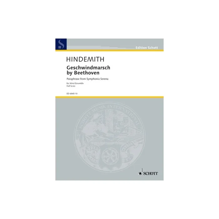Hindemith, Paul – Geschwindmarsch by Beethoven
