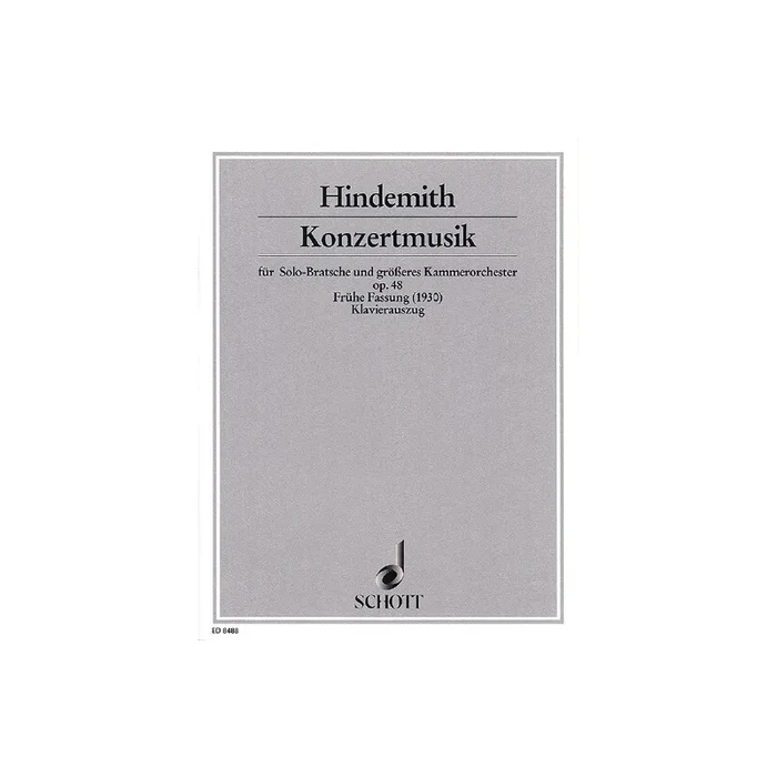 Hindemith, Paul – Konzertmusik op. 48